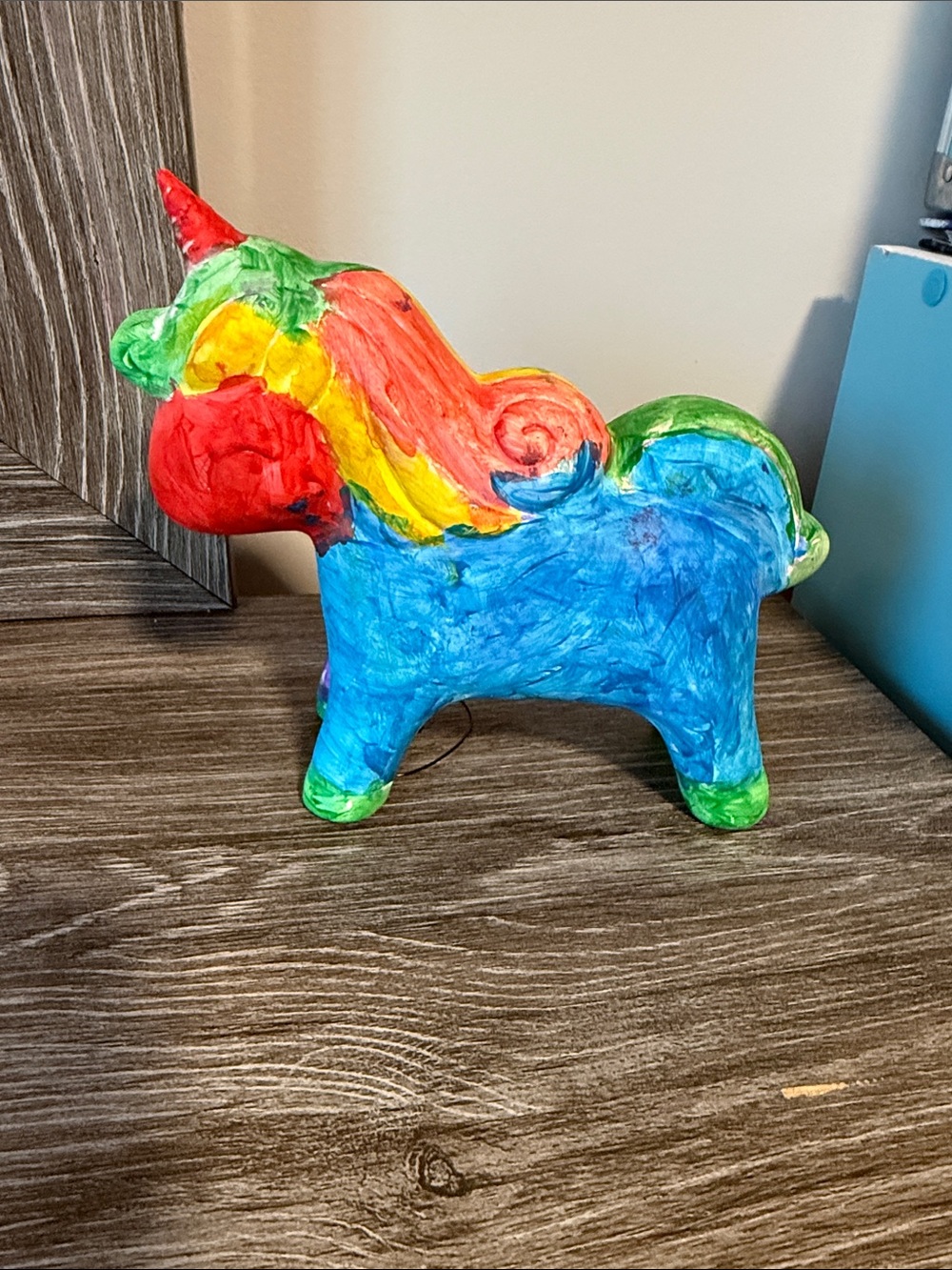 Colorful Rainbow Unicorn Figurine